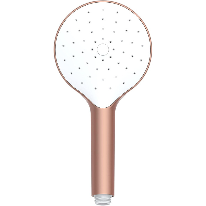 WENKO Shower Head, No More Scale, Anti-Scale with Automatic Cleaning Function, Round Shower Head, Chrome 0 x 12 x 12 cm (Purple)