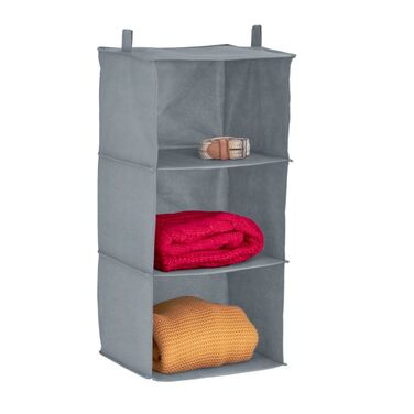 Relaxdays Hanging Shelf Closet, 3 Compartments