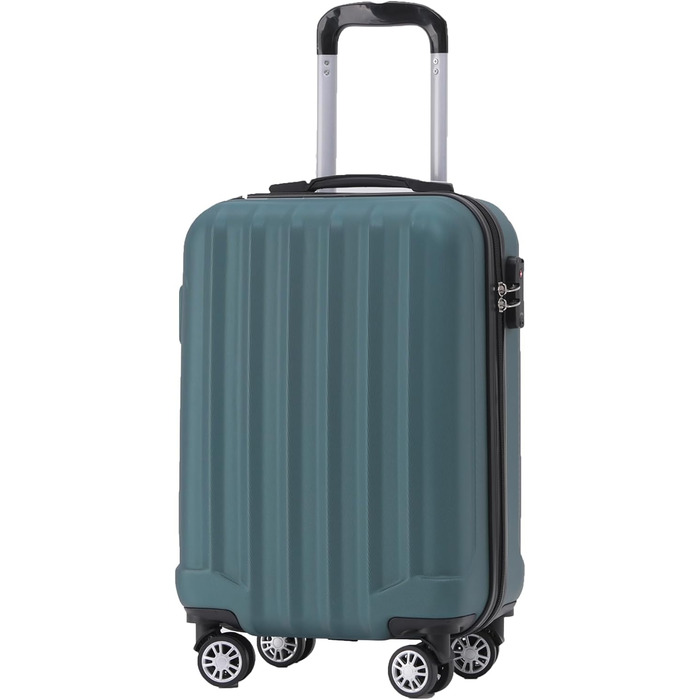 Чохол для багажу BEIBYE TSA 2080, захисний, розтяжний, темно-зелений (M)