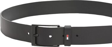 Чоловічий шкіряний ремінь Tommy Hilfiger Layton 3.5 AM0AM13016, чорний, 85 см