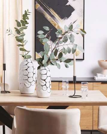 Керамічна ваза Beliani, 15 x 34 см