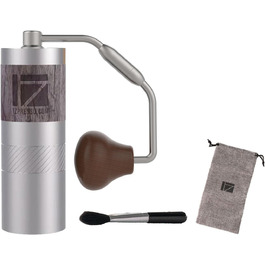 Кавомолка ручна 1Zpresso Q Heptagonal, компактна, для подорожей, з нержавіючою сталею, регулювання ступеня помолу