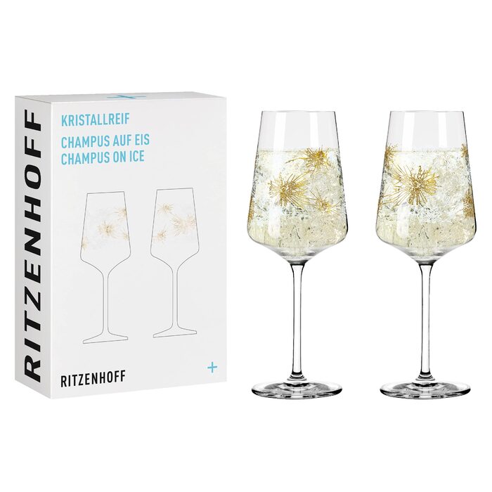 Набір келихів для шампанського Ritzenhoff 60810011, скло, 400 мл, 2 шт.