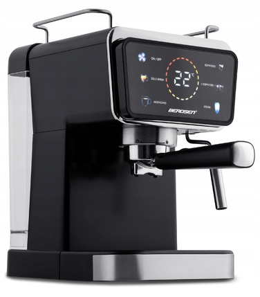 Ріжкова кавомашина з капучинатором Berdsen, 20 бар, 1350 Вт