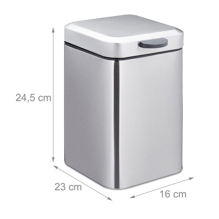 Relaxdays Cosmetic Containers Wall Mounting 3 L