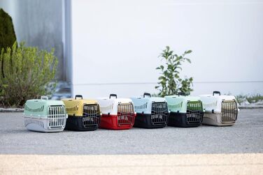 Транспортний бокс для тварин Kerbl Expedion (45x30x30 см), пластик, блакитно-чорний