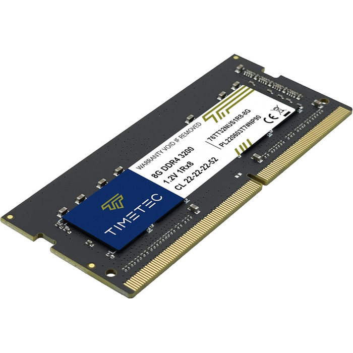 Timetec Pinnacle DDR4 3200MHz RAM 16GB (2x8GB) SODIMM для ноутбука/ПК - Premium якість