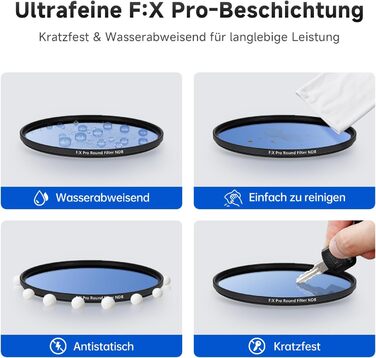 Набір фільтрів Rollei F:X Pro ND (ND8, ND64, ND1000) для об'єктивів 55 мм - 3 шт.