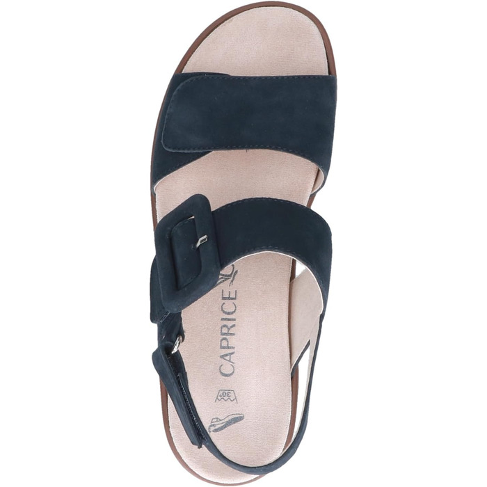 Босоніжки жіночі Caprice на платформі зі шкіри замші Ocean Suede, 40 EU