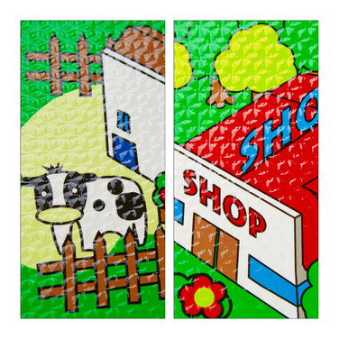 Relaxdays Street Puzzle Mat for Children