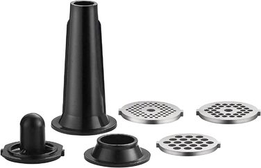 М'ясорубка електрична Silver MG-1200.3, 1200 Вт, нержавіюча сталь, реверс, насадка для кеббе, для дому