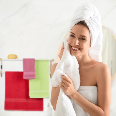 Бамбукова рушникосушка Relaxdays для стіни