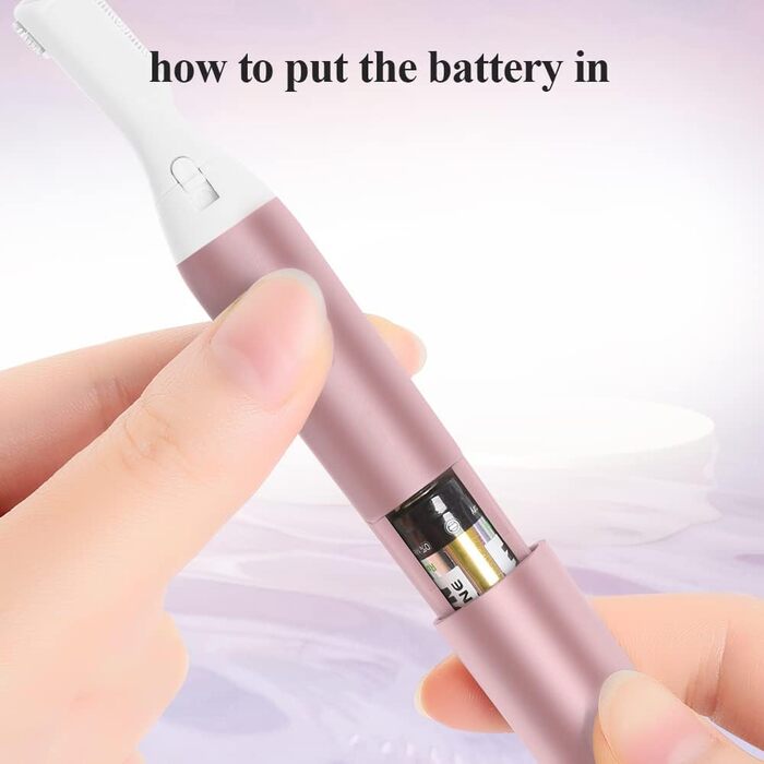 TOUCHBeauty Тріммер для тіла та обличчя AG-1658W (білий/рожевий) - професійний набір для догляду за обличчям та тілом