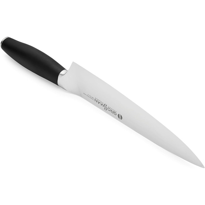 Ніж кухарський Grossman 002SH, 33 см, з нержавіючої сталі, ергономічна ручка