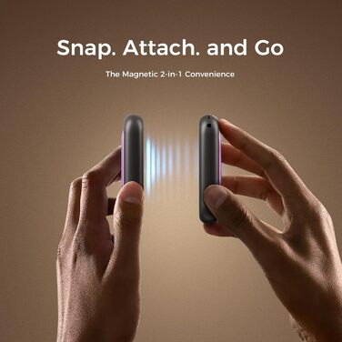 Електричні грілки для рук OCOOPA UT4 5000mAh - 2 шт. Водонепроникні, швидкий нагрів, USB, для зими, Outdoor