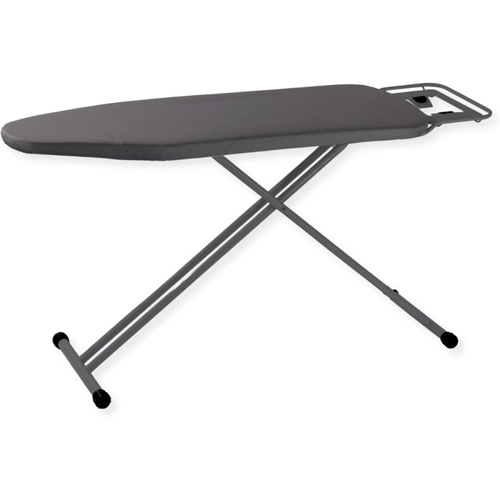 Прасувальна дошка SensaHome – складана, 120x38 см, з підставкою для праски, квітковий принт (темно-сірий)