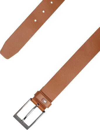 Чоловічий шкіряний ремінь Tommy Hilfiger Layton, 3,5 см, коричневий (Cognac)