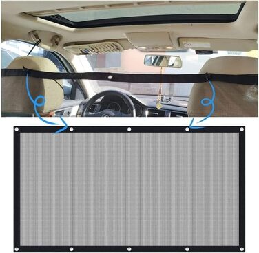 Сітка для собак у машину: захист та безпека на задньому сидінні (120x70 см)