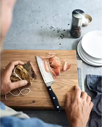 WMF Spitzenklasse Plus Santoku Knife 32 cm, Made in Germany, Forged Knife, Performance Cut, Special Blade Steel, Blade 18 cm