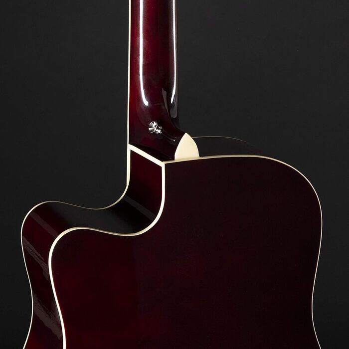 Акустична гітара Red Hill D-1-CE Dreadnought з Cutaway, електроакустична, липа, натуральний колір