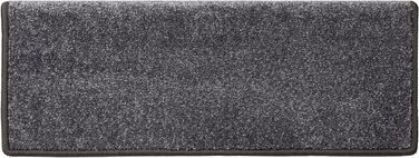 Casa Pura Non-Slip Stair Treads - 15 Piece Set | Soft, Plush Rugs for Indoor Stairs | Self-Adhesive, 65 x 23.5 x 1.3 cm
