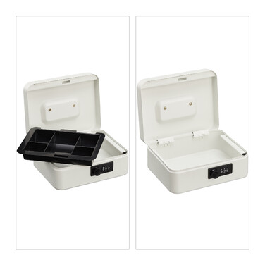 Relaxdays Combination Lock Cash Box