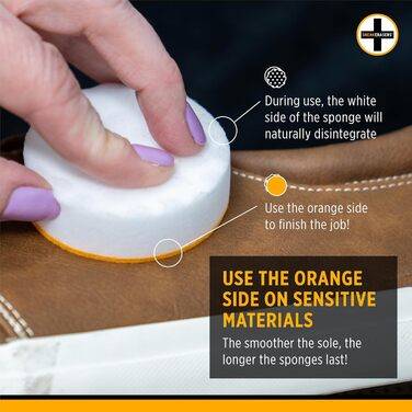 SneakERASERS Instant Sneaker Cleaner Sponge, Effective Shoe Cleaning for White Sneakers