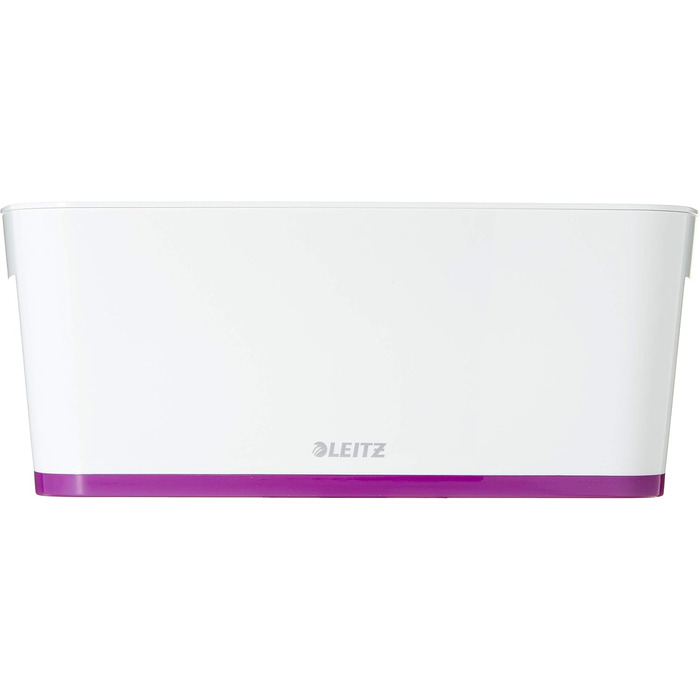 Leitz MyBox Велика біла коробка для зберігання з кришкою, непрозора, пластикова