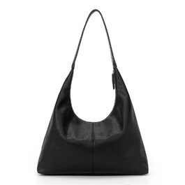 Сумка жіноча GSenhui Hobo з м'якої шкіри, чорна вінтажна сумка-тоут на плече, повсякденна
