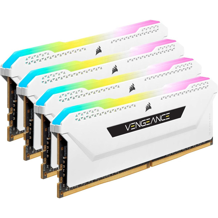 Оперативна пам'ять Corsair Vengeance RGB PRO SL 32GB (2x16GB) DDR4 3200MHz (PC4-25600) C16, 1.35V, білий колір