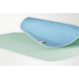 8-Pack, incontinence pad 75x90 waterproof bed pad, underpad, washable incontinence pad, breathable, green-blue from Castejo CA3302/C (8)