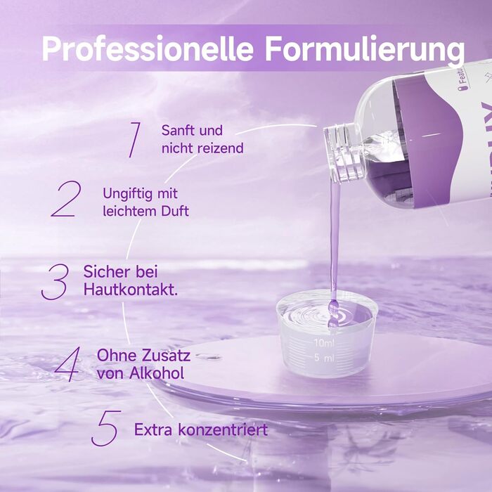 Ультразвукова очищувачка для окулярів та ювелірних виробів 350мл, 46 кГц, фіолетовий