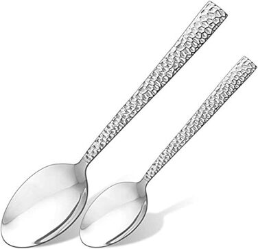 Cutlery Set, HaWare 30-Piece Stainless Steel Cutlery Set with Knife, Fork, Spoon, Dinner Cutlery for 6 People, Hammered Handle Table Cutlery for Home/Party/Hotel/Restaurant, High-Gloss Polished & Dishwasher Safe