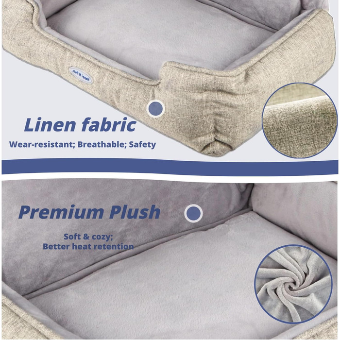 Килимок для котів на батарею Happi N Pets, лежанка-гамак для котів, бежевий, 65x36x27 см