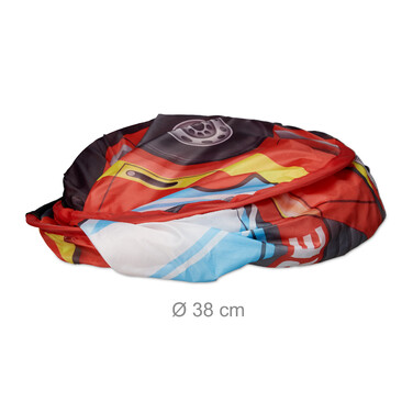 Relaxdays Kids' Firefighter Play Tent
