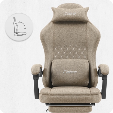 Ігрове крісло Cabro C503, бежеве