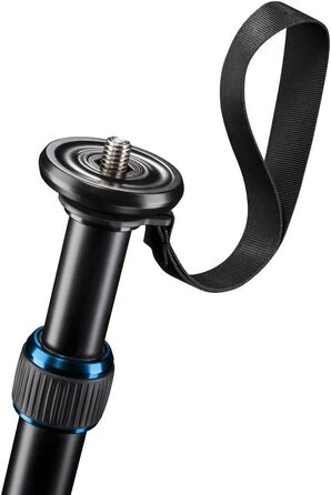 Штатив Mantona DSLM Travel - блакитний, для камер, до 5 кг, з кульковою головкою