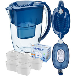Фільтруючий глечик Aquaphor 2,8 л, синій, з 5 картриджами B25