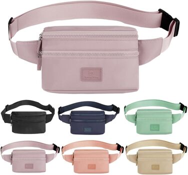 Поясна сумка на пояс для жінок та чоловіків, спортивна, водовідштовхувальна, для бігу (фіолетовий)