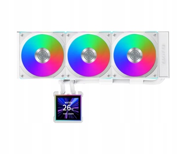 Система рідкого охолодження Lian Li Hydroshift II LCD-S 360CL 3x120мм Intel/AMD, Біла