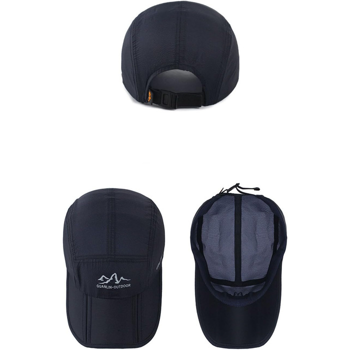 Кепка бейсболка для чоловіків та жінок, універсальний розмір, чорна