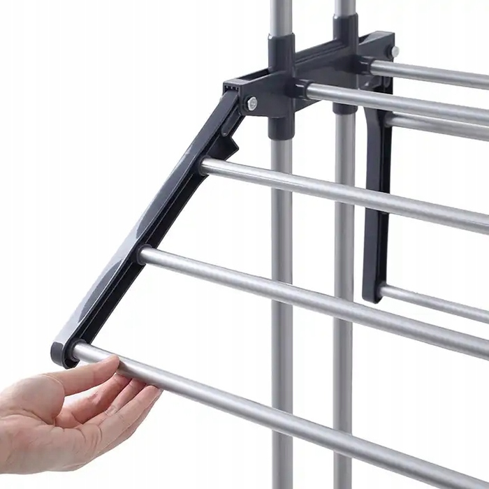 Велика вертикальна сушарка для білизни та одягу, підлогова складана, висока