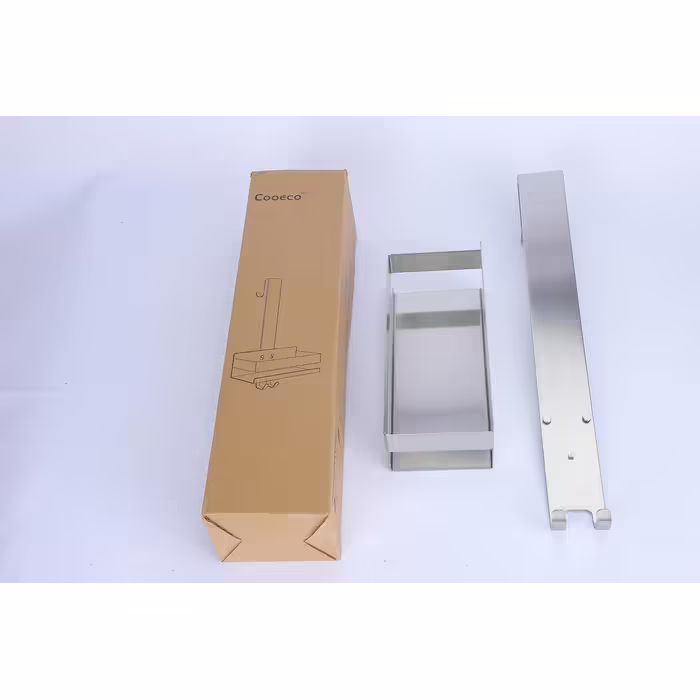Cooeco Shower Shelf for Hanging - No-Drill Shower Shelf Stainless Steel Hanging Shower Caddy for Glass Shower Enclosure without Drilling, Shower Shelf Shampoo Holder with Hooks for Frameless Glass Shower Door