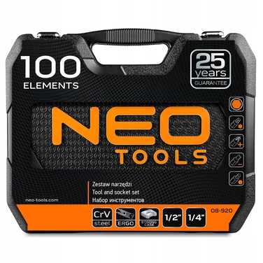 Набір інструментів Neo Tools, 100 предметів