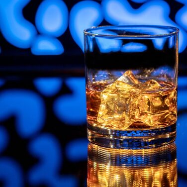Krosno Whisky Glasses Tumbler | Set of 6 | 300 ML | Blended Collection | Perfect for Home, Restaurants, and Parties | Dishwasher Safe