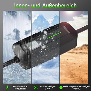 Кабель зарядного пристрою для електромобіля Schuko 6м 3.68kW 6-16A (Тип 2), EV, KS10-01, KS10-3.6kW
