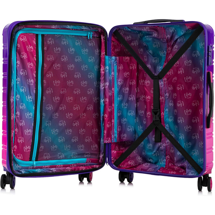 Набір валіз з полікарбонату (3 шт.): ручна, середня, велика | Набір валіз | Турецький колір