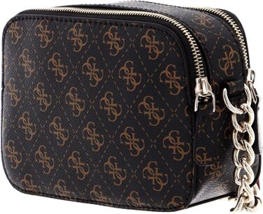 Сумка через плече GUESS Noelle жіноча коричнева - оригінал