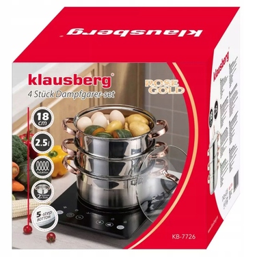 Пароварка Klausberg, 2,5 л