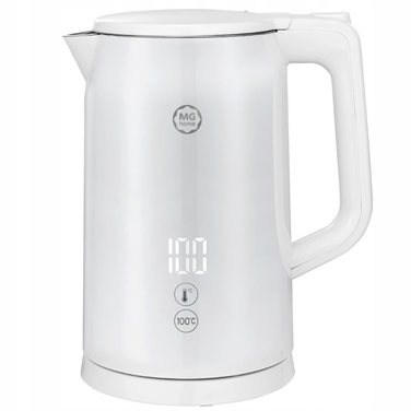 Електричний чайник MG Home DK24005w, 2200 Вт, 1,7 л, білий